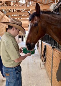 Nick and Canel at Barn